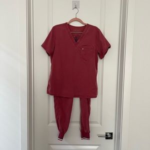 Mauve Mediclo Scrubs Set